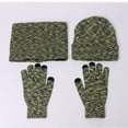 thumbnail image 6 of Babysbule Hats for Women Winter Men And Women Fashion Solid Color Outdoor Warm Frenulum Knitted Hat Scarf Glove Set, 6 of 8