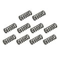 thumbnail image 5 of 1.2mm Wire Dia 10mm Outer Diameter 25mm Length Compression Spring Black 10Pcs, 5 of 5