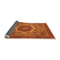 thumbnail image 2 of Ahgly Company Indoor Rectangle Oriental Orange Modern Area Rugs, 8' x 10', 2 of 4