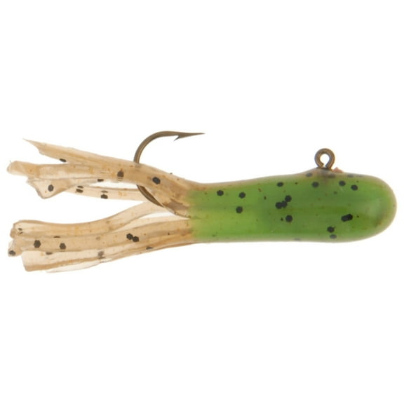 Berkley PowerBait Pre-Rigged Atomic Tubes Fishing Bait, Grasshopper