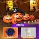 thumbnail image 4 of Calabaza inflable de Halloween de 4.9 ft, decoración al aire libre, decoración de patio iluminada, 5 calabazas con gato negro de bruja, luces LED integradas para balcón, hogar, fiesta, césped, patio,, 4 of 5