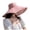 Pink, variant on Shadoumai Packable Reversible Large Brim Sun Hat for Women - 6.9" Super Wide-Brim UV-Protection Women's Sun Beach Hats with Strap