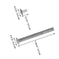thumbnail image 2 of HONMEET Kit de Réparation de Rivets et Écrou pour Ventilateur à Main Pliant 10 Ensembles Capuchon Rond Argenté Réparation Professionnelle pour Besoins de Refroidissement, 2 of 8