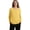 🔥 Yellow, variant on Sentmoon Women's Clothes Women Sweatshirt Long Sleeve T Shirt Casual Round Neck Solid Color Top Fashionable Basic Layering Tee Soft Fitted Blouse for Daily Wear Shopping Travel