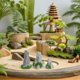 thumbnail image 3 of Miniature Resin Rockery Statue for Decoration 15Pcs Micro Landscape Set, 3 of 4