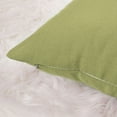 thumbnail image 7 of Unique Bargains Woven Stripe Decorative Throw Pillow Cover 12" x 20" Green, 7 of 7
