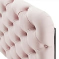 thumbnail image 6 of Tufted Headboard, Full Queen Size, Velvet, Pink, Modern Contemporary Urban Design, Bedroom Master Guest Suite, 6 of 7