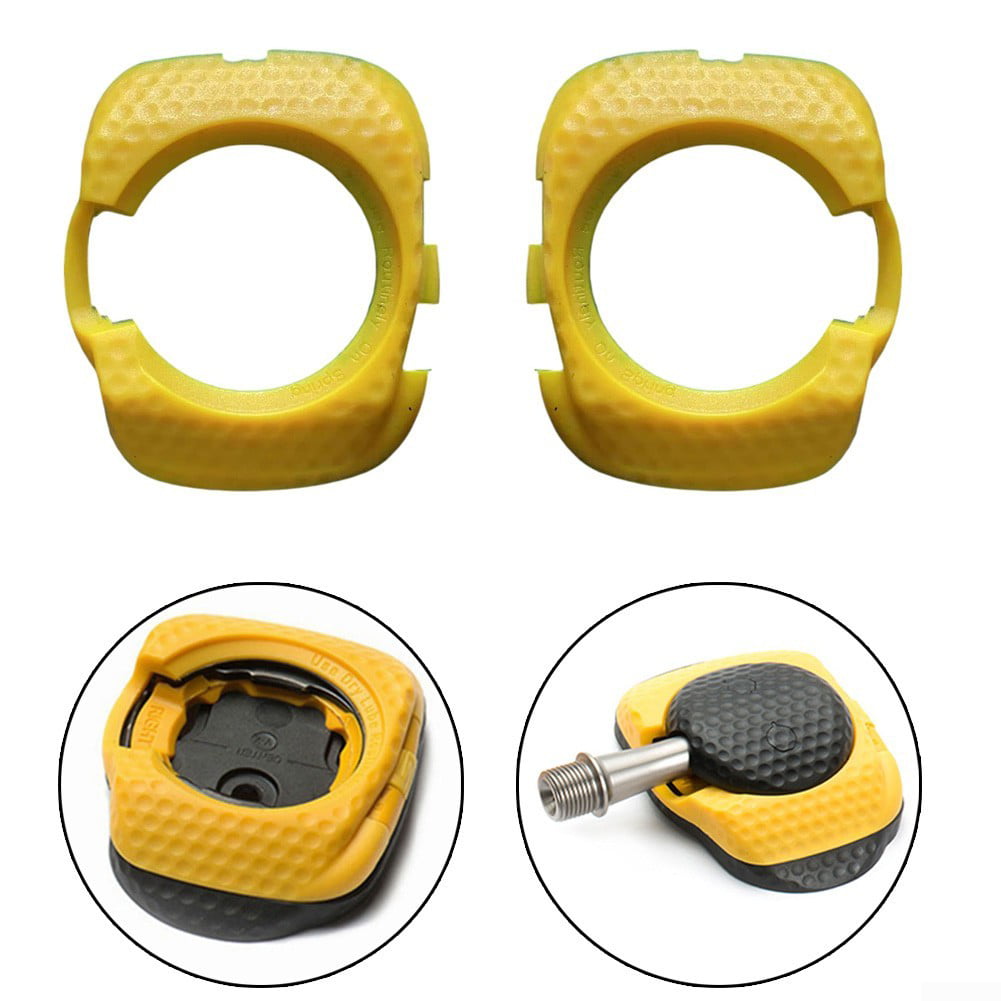 1 Pair Plastic Walkable Cleat Covers Buddies Set For Speedplay Zero Yellow US 