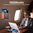 thumbnail image 3 of Portable Charger, 10000mAh Power Bank Fast Charging, 22.5W Battery Pack with USB C/USB A Output LED Display,for iPhone 16/15/14 Series, Samsung, Google,Android,All USB Devices, 3 of 8