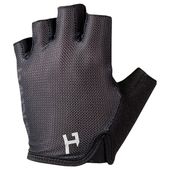 Handup Shorties Gloves - Solid Black, Short Finger, Medium
