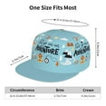 thumbnail image 6 of Easygdp Let's Go on an Adventure Baseball Cap with Adjustable Flat Suitable for Head Circumference 22.4-23.6 in, 6 of 9