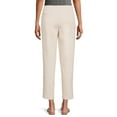 thumbnail image 3 of Time and Tru Women's Cropped Pintuck Pull On Knit Pants, 3 of 5