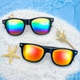 thumbnail image 4 of Paquete de 8 Anteojos de Sol Pibupibu Neon Party con Lentes Espejados Estilo 80s para Adultos, 4 of 6