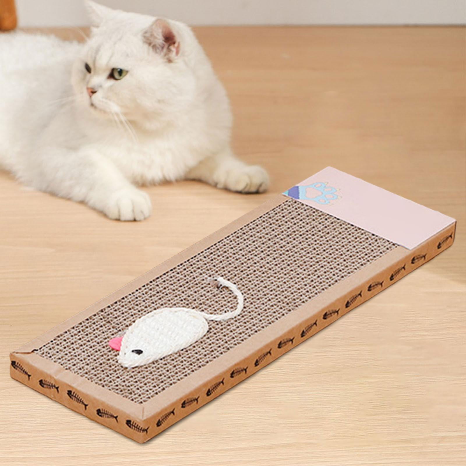 Kitten Scratch Pad Cat Scratcher Cardboard Lounge Couch Bed Durable Corrugated Paper Claw for Indoor Cats Protect Carpets Pet
