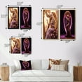 thumbnail image 4 of Designart "Musical Myth Harp-Playing Mythical Woman I" Music Wall Art Set Of 2 - Traditional Pink Gallery Wall Set For Home Decor, 4 of 6