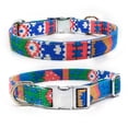 thumbnail image 1 of Buckle plastic clip collar - tie dye Swirl multicolored - 1/2 inch wide -, 1 of 5