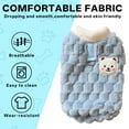 thumbnail image 4 of TELOLY Kitten Clothes,Coral Fleece Dog Clothes for Small Dogs for 8.82-11.02 Lbs Kittens and Puppies,Autumn/Winter Fur-Proof Vest Girl Dog Clothes,Blue,Xl, 4 of 7