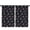 Mushroom and Flower, variant on Mushroom and Flower Black Pattern Insulated Teens Curtains Set Of 2, Bedroom Essentials, Toddler Room Decor 52"x84"