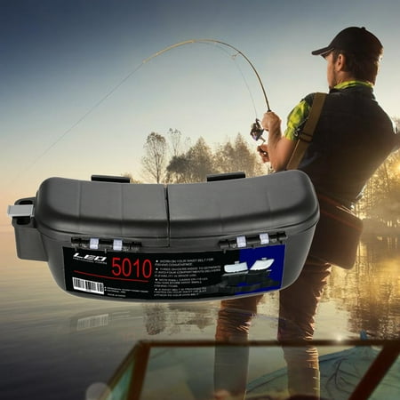 Storage Case Carrier Lure Reel Waist Carrier Lure Box Box Waist Belt Reel Container Utility Lure Reel Container Portable Bait Box Zdhf