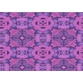 thumbnail image 1 of Ahgly Company Indoor Rectangle Patterned Heliotrope Purple Area Rugs, 2' x 4', 1 of 6