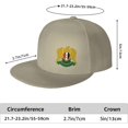 thumbnail image 6 of Coat of Arms of Syria Hat Fashion Trucker Hat Flat Brim Baseball Caps, 6 of 9