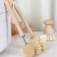 thumbnail image 6 of Long Handle Pot Brush Kitchen Cleaning Brush PET Palm Nanghoid Round Dish Brush Brush Brush, 6 of 7