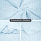 thumbnail image 4 of Set 2 Toallas Baño Lana Coral Suave De Alta Densidad, Color Azul Celeste, 4 of 5