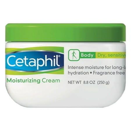 Cetaphil Body Moisturizing Cream for Dry Skin 8.8 oz Jar