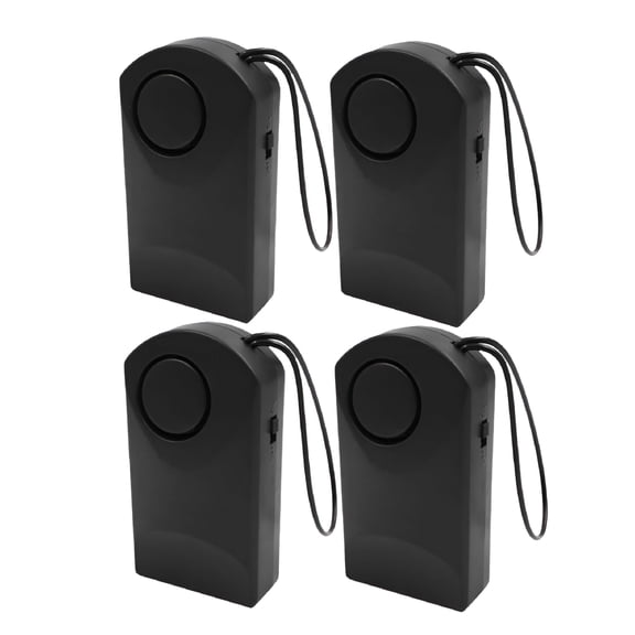 GJX 4pcs Wireless Knob Hanging Burglar Alarm Sensor Battery Powered
