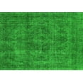 thumbnail image 1 of Ahgly Company Indoor Rectangle Oriental Green Industrial Area Rugs, 2' x 5', 1 of 4
