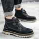 thumbnail image 3 of Botas Martin de otoño e invierno de gran tamaño, botas de cuero para hombre, botas británicas, botas de trabajo informales para hombre, botas altas, 3 of 6
