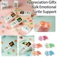 thumbnail image 3 of Employee Appreciation Gifts Bulk, Glow in the Dark Mini Resin Turtle Gifts Set with Box Breathing Guide, Emotional-Support Thank You Valentines Day Gift Box with Inspirational Message, 3 of 10