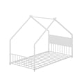 thumbnail image 4 of Generic Twin Size House Bed with Roof and Colorful Lights, Metal Bed Frame with Slats and Legs, House Bed for Boy, Girls and Young Teens, No Box Spring Needed, 4 of 9