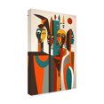 thumbnail image 2 of Canvas Wall Art - Ray Heere 'Mid Century Celebration Of All Cultures 28' Wall Art for Living Room, Bedroom, or Office Décor by Trademark Fine Art - 30 x 47 Inches, 2 of 4