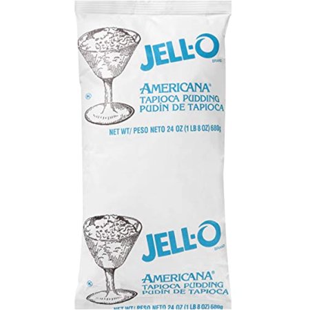 Jell-O Americana Tapioca Pudding (24 Oz Pouches, Pack Of 12)
