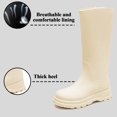 thumbnail image 4 of AUXDIQ Wellington Boots Women Mid-calf Wellies Waterproof Rain Boots Outdoor Garden Shoes, 4 of 6