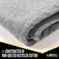 thumbnail image 5 of US Cargo Control Skin Moving Blankets - 80 Inches Long By 72 Inches Wide - Made With Recycled Cotton - Value Priced Single Use Blankets To Use For Moving - 6 Pack, 5 of 7