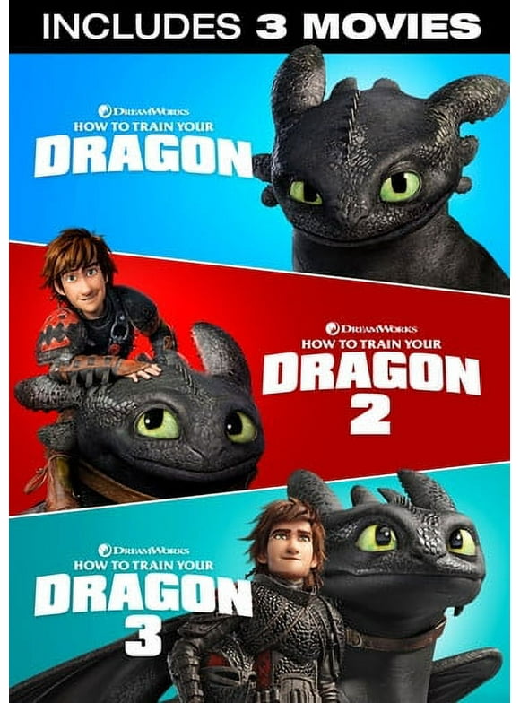How to Train Your Dragon: 3-Movie Collection (DVD), Dreamworks Animated, Kids & Family