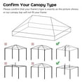 thumbnail image 6 of Yescom 9.5x19 Ft Pop Up Canopy Replacement Top Cover Gazebo Tent UV Sunshade Outdoor, 6 of 9