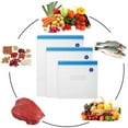thumbnail image 3 of Pluokvzr Sous Vide Bags for Anova or Joule Cookers - 20 Reusable Food Vacuum Sealer Bags Practical for Food Storage and Cooking BPA Free(3 Size), 3 of 7