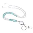 thumbnail image 1 of Cinta para Insignias de 33.1" Uxcell para Maestros con Clips para Mujeres, Cinta de Cuentas, Regalos Lindos para Maestros, Cadenas de Llavero, Verde, 1 of 6