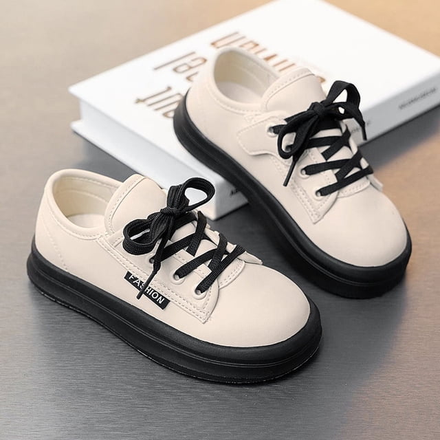 Zapatillas de deporte para niñas, zapatillas de primavera y otoño para niños, zapatillas blancas de caña baja para niños, zapatos de suela suave para niñas, zapatos casuales de moda