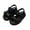 Black, variant on HUANBAI Girls Sandals For Toddlers And Kids Comfortable Casual Party Footwear Soft Breathable Everyday Walking Shoes For 1 6 Year Old Girls 1-1.5 years