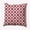 Cranberry, variant on Simply Daisy 16" x 16" Geo Craze Decorative Throw Pillow, Cranberry