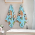 thumbnail image 4 of SKYSONIC Sloth Soft Hand Towels set of 2, Absorbent Bath Towel Decorative Fingertip Towels for Bathroom Gym Spa Hotel Beach Swimming Pool,14.4" x 28.3", 4 of 7