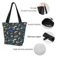 thumbnail image 4 of Honeii Undersea Animals Print Women Top Handle Satchel Handbags,Fashion Handbag,Messenger Tote Bag Purse for Women,Shoulder Bag Handbag for Travel, Work, 4 of 6