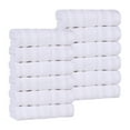 thumbnail image 2 of Superior Mika Smart Twist Cotton Medium Weight Face Towels Washcloths, Set of 12, White, 2 of 10
