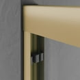 thumbnail image 2 of Frameless Shower Door Glass Bathtub Shower Door 56-60 in. W x 62 in. H, Brushed Gold Semi Frameless Double Bathtub Door,Certified SGCC ANSI Clear Tempered Glass,Stainless Steel Handles,Sliding Shower, 2 of 5