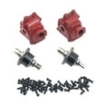 thumbnail image 1 of fastboy RCGOFOLLOW 2piece Aluminum Alloy Silent Performance Gear Box For 1/14 Rc Gear Box Wltoys 144001 RC Car Part RC Car Accessories Red, 1 of 6