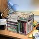 thumbnail image 4 of Bolsa de Almacenamiento Grande y Transparente con Cremallera y Asa | Caja para Guardar Libros Antiguos, Libros de Colección, Libros de Estudiantes, Organizador de Estanterías, Bolsa para Libros de Au, 4 of 5